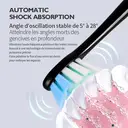 Rushi R-C31 Brosse à dents électrique avec charge USB-C et batterie 1500 mAh - Noir image 5