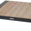 Hespéride Évasion - Ensemble de mobilier de jardin 5 places - Gris graphite et miel image 5