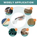 GARTOL 4,2 V coupeur électrique sans fil – coupeur rotatif silencieux pour feutre, tapis, cuir, plastique et carton, parfait pour la couture, le loisir créatif et le bricolage image 2