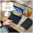 FIXED TORRAS Clavier Typee fixe pour Apple iPad 11" (2018–2022) / iPad Air (2020–2025), Langue EN, Noir image 8