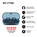 Sony WF-C710N Noise-Cancelling True Wireless Earbuds (Blue) image 2