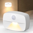 VIVREAL Motion Sensor Night Lights 4-Pack with 3200K–2800K Warm White Glow， 35LM Brightness， Battery Powered， T023, New Year Sale , Top gift picks image 6