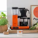 Moccamaster KBG Select Filter Coffee Machine, Handmade in the Netherlands, Retro Design, 1.25 Litres, Orange - 53817 image 5