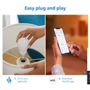 Philips Smart Light Bulb LED Globe Frosted Screw E14 Full Colour & Warm/Cool Spectrum 40W image 3