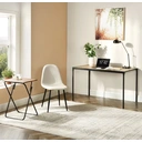 Urban Meuble DINING TABLE Wood Finish 120x75 with Metal Frame image 5