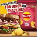 Walkers Smoky Bacon Crisps 6x25g image 1
