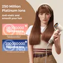 Zhibai retro high-speed hair dryer for home use, with 250 million positive and negative ions for hair care, low noise, 1400W high power, 110000 rpm motor, high wind speed drying, gift box for women's birthdays image 1