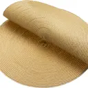 PP Round Placemat
BL Straw Yellow，Round Braided Placemats 36.5cm Round Table Mats for Dining Tables, Natural pp Woven Heat Resistant Placemats, Set of 6 image 4
