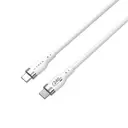 Hyper® 1M Silicone 240W USB-C to USB-C Charging Cable - White image 2