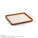 Oirlv jewelry tray display organizer bracele luxury wood, Flat jewelry Jewellery Drawer trays Removable Dividers for Rings Earring Necklace Storage Display, 1pcs image 9