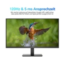 KOORUI MB24V29FS4 24 Zoll FHD IPS Monitor, 120 Hz, 5 ms Reaktionszeit, 99 % sRGB, HDMI & VGA, 100×100 mm VESA-Halterung, Neigbar, Flicker-Free Low Blue Light Eye-Care, Schwarz image 1