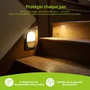 Vivreal Lumière Nocturne avec 5 Niveaux de Luminosité, 3 Modes (AUTO/ARRÊT/MARCHE), Veilleuse pour Enfants pour Chambre, Escaliers, Couloir, Blanc Chaud image 6