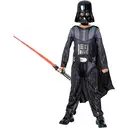 Star Wars Darth Vader Dress Up Costume with Lightsaber 5-6 Years image 1