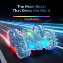 Tokky Remote Control Toy Car Fully Sealed Deep Waterproof Four-Wheel Drive 360° Rotation Colorful Lights USB Charging Amphibious QX014 image 5