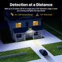 VIVREAL  Solar wall lights Charged by solar energy， Six-pack 100Led YHM02B , New Year Sale , Top gift picks image 6