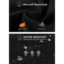 baleaf Women's Fleece Lined Leggings Thermal Water Resistant Legging High Waisted Winter Running Hiking Sports Trousers with Pockets Black L image 4