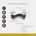 Furn Essentials Pencil Pleat Curtain Lining Blackout W:163xL:221cm for W:168xL:229cm Curtains image 7