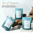 Zooly Dopamine Gradient-Colored Scented Candle - Iris Grass, 240G, 1PC image 3