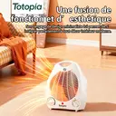 Totopia FH-388Q Radiateur d'appoint chauffant soufflant - 2000 W  image 1