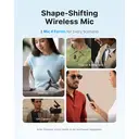 BOYA Magic-05 USB-C Al-Powered Transformable Wireless Lavalier Microphone for Camera, iPhone 16/17, Android, Desktop (2 TX+1 RX+Charging Case) image 3