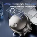 Qiman8010Pro Head Shavers for Bald Men 7D Floating Wet & Dry Electric Razor for Bald Heads with LED Smart Display & Type-C Charging for Hair/Face/Beard 150-day battery life three gears 10W image 4