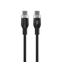 Hyper® 1.5m Silicone USB-C to USB-C 60W Charging Cable - Black image 1