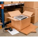 Triplast Single Wall Cardboard Boxes 8x6x6" Brown Pack of 5 image 1