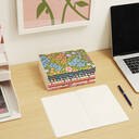 Jubiluu Lot de 3 carnets A5 à couverture souple 50 feuilles avec papier 80 g - Floraison étoilée image 5