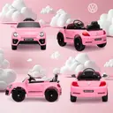 AIYAPLAY Volkswagen Beetle Licensed Ride on Car, 12V Kids Electric Car with Remote Control, 4 Spring Suspension Wheels, Soft  image 1