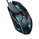 Rexsun Wired Gaming Mouse – 6D Buttons, 4-Color Breathing LED, Adjustable DPI 1200–3600, Ergonomic Design, USB Connection, Compatible with Windows & Mac, Black, G560 image 7