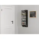 Senhoglb Porte-documents mural format A4 à 10 compartiments, Noir, Offre annuelle, Idées cadeaux image 5