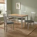 Dining Table Altona Rectangle Grey/Oak 70x110cm image 6