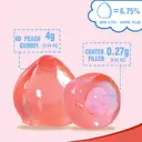 Amos 4D Fruit Gummy Peach Burst 65g image 1