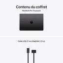Apple MacBook Pro 14 pouces, puce M5, CPU 10 cœurs, GPU 10 cœurs, 32 Go de RAM, SSD 1 To, Noir sidéral image 2