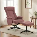 Armchair & Footstool Apero Recliner Rose Pink image 5