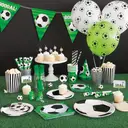 Unique Football Party Balloons, 30cm, 5 pack image 2