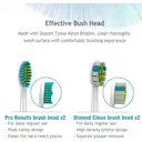 LÄCHEN RM-T8B Brosse à dents électrique sonique avec 4 têtes de brosse - Noir image 3