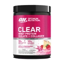 Optimum Nutrition Isolat de protéines Clear Whey + Poudre de collagène, Pomme & Framboise 240 g (10 portions) image 0