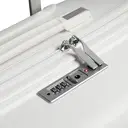 Kono Large Check in Luggage 28 inch Lightweight Polypropylene Hard Shell Suitcase with TSA Lock Spinner Wheels(White) image 4