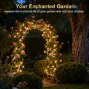 Vivreal 2PCS Solar Copper Wire String Lights – 8M (26 ft) 80 LEDs Warm White， Waterproof Outdoor Fairy Lights for Garden， Patio & Holiday Decoration, New Year Sale , Top gift picks image 4