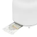 Haden York 2 Slice Toaster, Extra-Wide Slots, Coated Stainless Steel, White - 211255 image 3