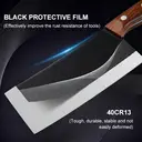 Zhang Xiao Quan Couteau à découper en acier inoxydable avec lame épaissie - 313 mm image 2