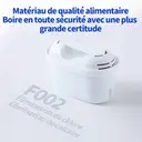 VIVREAL Lot de 6 filtres à eau compatibles avec les carafes Brita image 9