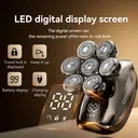 Qiman8005 Head Shavers for Bald Men 7D Floating Wet & Dry Electric Razor for Bald Heads with LED Smart Display  image 3