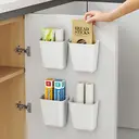 JORDAN&JUDY 4-Piece Wall-Mounted Storage Box Set, for Remotes & Small Items image 6