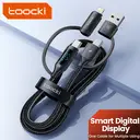 toocki 4 in 1 Charging Cable, Fast Charger USB C to Lightning Cable, Braided USB to USB C Cable, Travel Essential Multi Charging Cable for iPhone 17/16/15/14 Series/Pad/MacBook/Galaxy/Laptops and More image 1