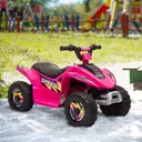 HOMCOM 6V Kids Electric Ride on Car All Terrain Vehicle Toy Quad Bike w/ Forward Reverse Functions Toddlers for 18-36 Months  image 5