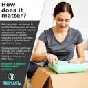 Triplast Bubble Wrap Biodegradable 400mm x 25m Green 1 Roll image 5