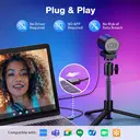 EMEET 4K Webcam with Sony Sensor, PDAF Autofocus, Noise-Reducing Microphones, Adjustable 73° FOV, Privacy Cover, Plug & Play USB Webcam + Tripod image 2