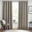Furn Eyelet Curtains Dawn Blackout Grey W:229xL:183cm image 3